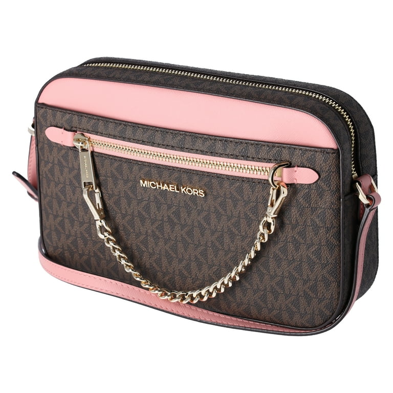 Brown and pink mk purse outlet