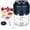 Blue-FOur-Blade Head+Whisk, variant on Garlic Crusher, Electric Garlic Chopper, USB Rechargeable Mini Prep Food Processor, 2026 Upgrade Vegetable,Fruit Chopper for Kitchen(White-FOur-Blade Head)