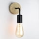 thumbnail image 2 of Lámpara de Pared de Madera Aplique Vintage Lámparas de Pared Accesorio E27 Lámpara Retro de Cabecera Decoración Industrial Comedor Dormitorio Luz, 2 of 5