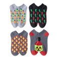 thumbnail image 4 of Men's Low Cut Socks, Hot Sauce Mystery Gift Box, 4-Pack, Size 6.5-12, 4 of 6