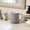 Gray, variant on Plastic Toothbrush Cup & Mouthwash Rinse Cup | 10.5x7.2x7.2cm Bathroom Organizer | Student Dormitory & Household Essentials | 1-Piece Set in White, Pink, Gray