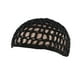 thumbnail image 5 of Redecilla para el pelo Salvador Negro Gorro de punto de ganchillo suave, 5 of 7