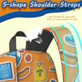 thumbnail image 5 of Basketball and Trophy Orange Pattern 17" School Backpacks for Teens,Waterproof Oxford Fabric,S-Shape Padded Straps for School,Travel,Hiking,Camping, 5 of 6