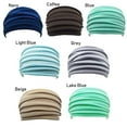 thumbnail image 3 of High Quality Nonslip Elastic Running Accessories 13 Colors Fold Yoga Hairband Turban Running Headwrap Stretch Hair Band Wide Sports Headband GREEN, 3 of 8