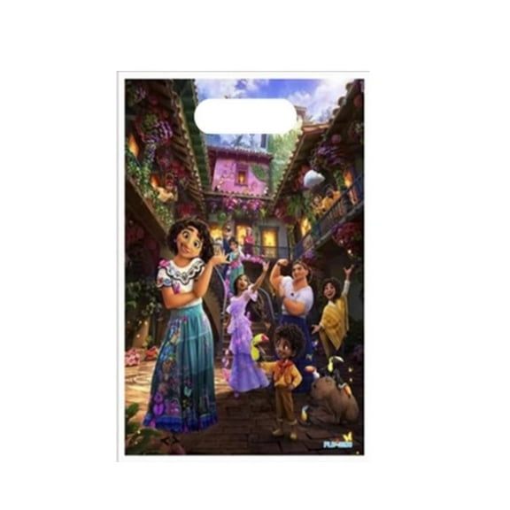 20Pcs Encanto Anime Cartoon Theme Party Gift Bags, Handheld Favor Candy Bags with Carry Handle for Birthday Party Decorations Supplies