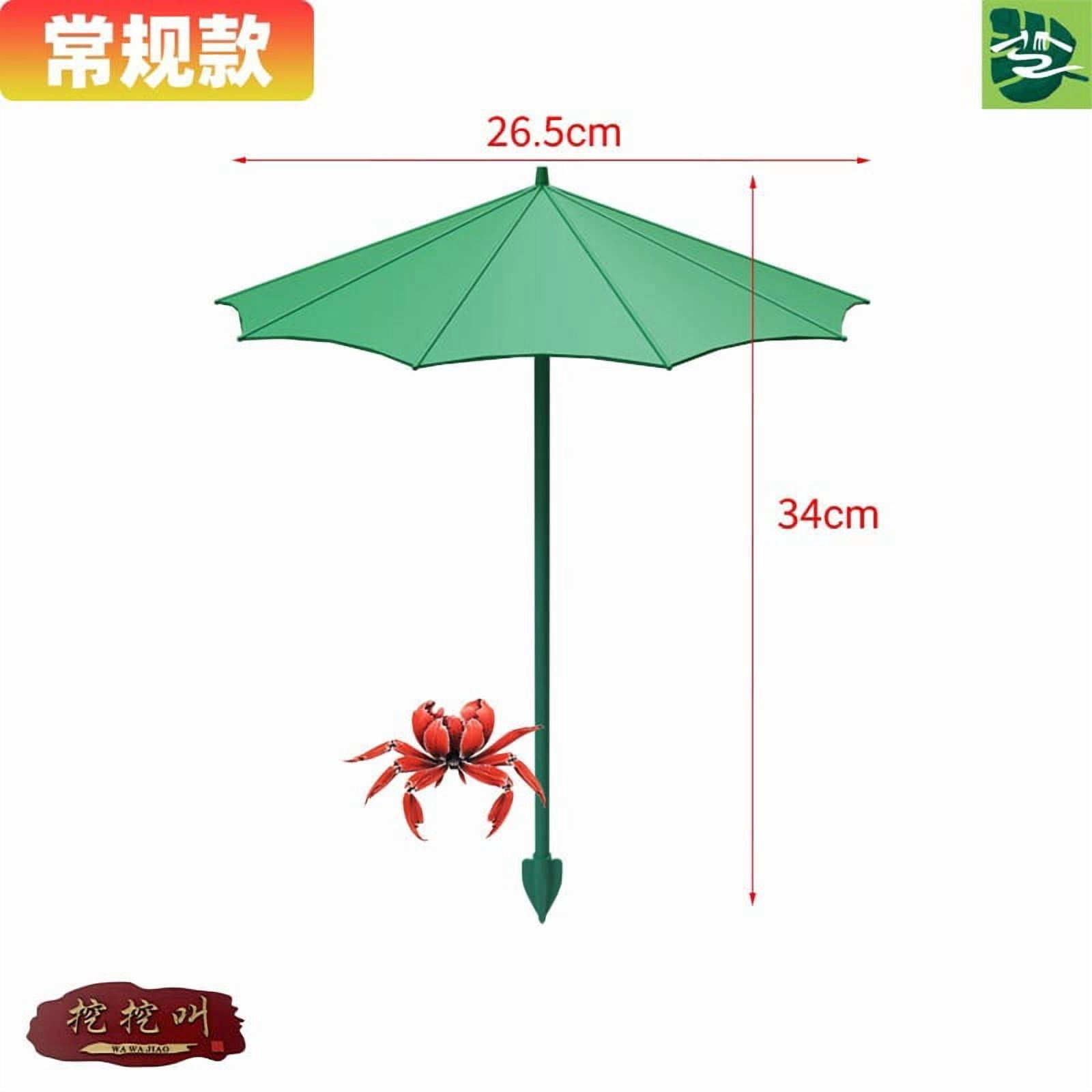 Plant Umbrella Sun Shade, Seedling Protection Cover, Plants Shade with UV Shield, Plant Canopy for Garden Balcony Green