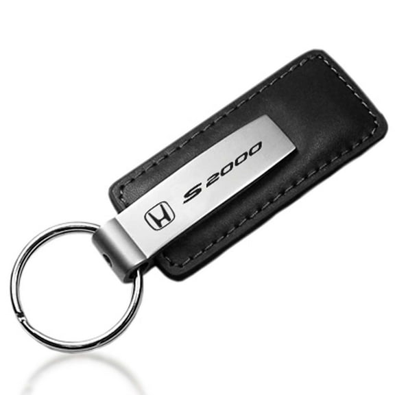 Au-Tomotive Gold, Honda S2000 Black Leather Key Chain