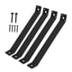 thumbnail image 3 of Kit de soporte para pérgola de 4 soportes de ángulo de 45 degree, soporte estable y grueso, bricolaje, para postes de madera y vigas, conector para casas en Estilo A, 3 of 8