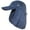 Navy, variant on Men/Women Summer Ballcap With Neckflap Protection - Navy