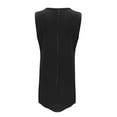 thumbnail image 5 of Baqcunre Maxi Dresses for Women 2024 Women's Spring/Summer Sleeveless V Neck Metal Button Up Sweatdress Dresses for Women 2024 Summer Dresses for Women 2024 Womens Dresses Black L(Hot), 5 of 5