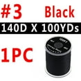 thumbnail image 6 of Fishing Accessories Binding Line Fly Tying Thread Fishing Easy To Install 140D Cable Polyester Functional Practical Black Fangkenuo, 6 of 8