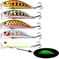 thumbnail image 6 of Ksopiavobs Jerkbait Fishing Lures Jerk Baits for Bass Fishing Jerk Bait Minnow Lures with Tackle Box for Freshwater Saltwater,10pcs, 6 of 7