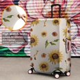 thumbnail image 4 of Yellow Brown Green Leaf Sunflower Pattern Luggage Cover Fashion Suitcase Cover Baggage Covers Fit 25-28 Inch Luggage (Go Travel), 4 of 5