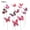 Pink, variant on 10 Pack Double-Layer Artificial Butterfly Stakes Red Garden Decor Stakes for Outdoor Patio Yard Potted Plant Decoration 11.42in x 3.15in