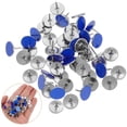 thumbnail image 2 of MOVTOTOP Marqueurs de Sentier Réfléchissants Bleus pour Décoration Installation Facile 50 Pcs, 2 of 7