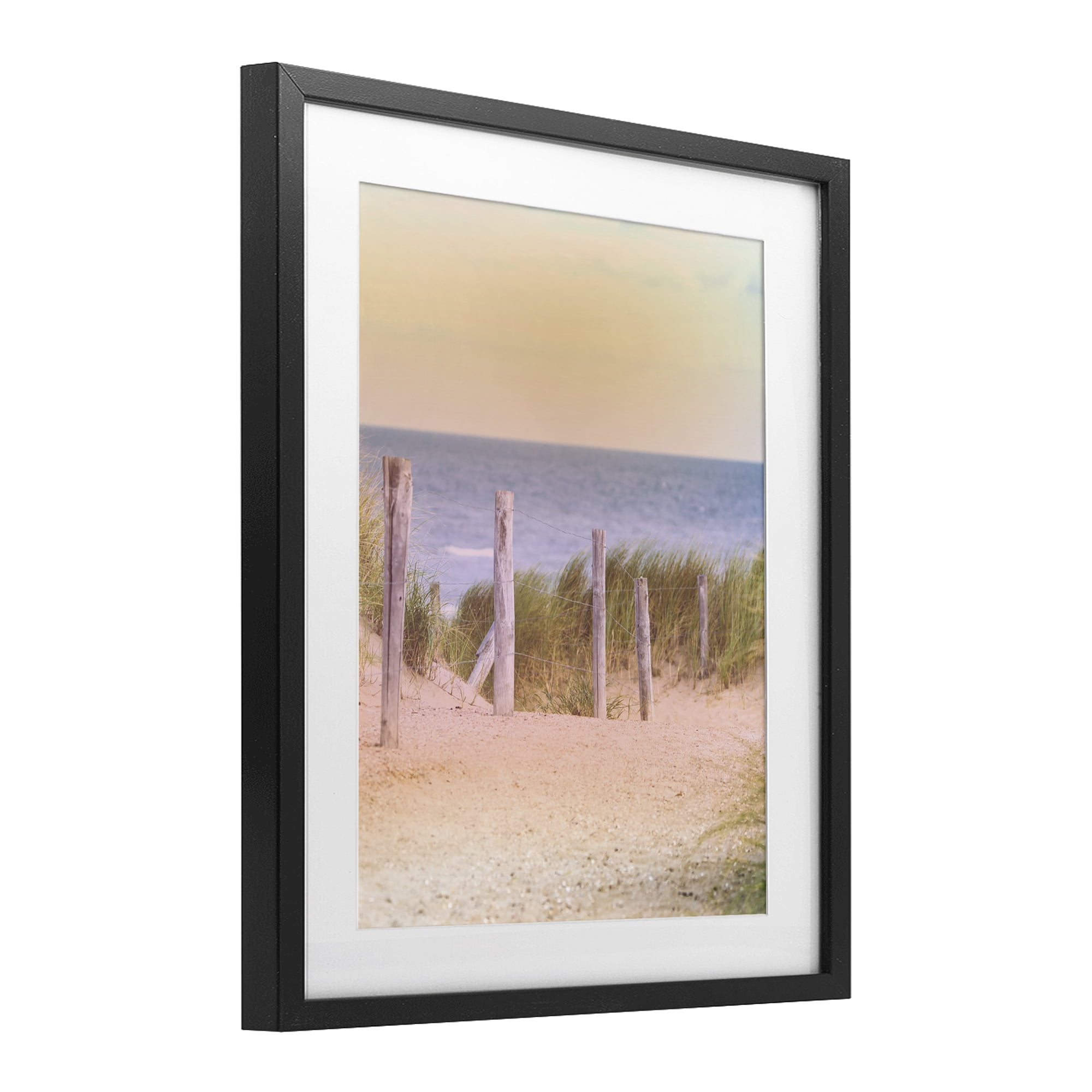 Stupell Industries Carefree Beach Vacation Black Framed Print Under Glass, design by Marcus Prime