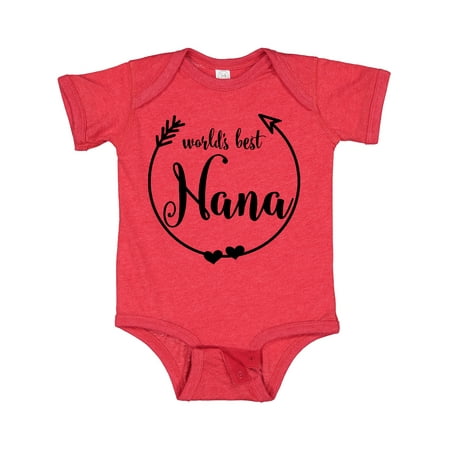 

Inktastic World s Best Nana Gift Baby Girl Bodysuit