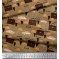 thumbnail image 2 of Soimoi Velvet Fabric Hat,Car & Suitcase Travel Print Sewing Fabric Yard 58 Inch Wide, 2 of 3