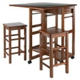 thumbnail image 3 of Winsome Suzanne 3 Pieces Solid Wood Space Saver Dining Table Chair, 3 of 21