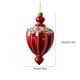 thumbnail image 3 of Colgantes De Plástico Adornos navideños en forma de árbol, bolas, juego de 1 unidad, plástico rojo, decoración para ventanas y árbol, 13 x 7 cm Rkxzt, 3 of 9
