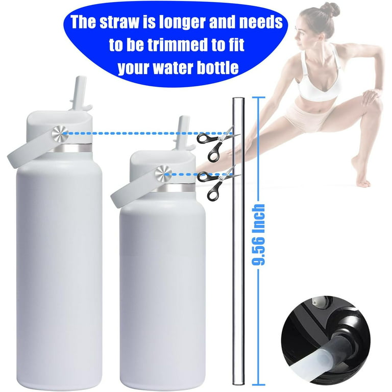 Greant 6 PCS Straw Cover for Hydro Flask Tumbler 32 oz & 40 oz, 10 mm Straw  Topper Fit Hydro Flask Press-in Straw Lid, 0.4 in Dust Proof Straw Covers