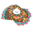 thumbnail image 2 of XMXT Woven Placemats Set of 1, Cartoon Ethnic Floral Print Stain Resistant Table Runner Anti-Skid Place Mats for Dining Table, 12 x 18 inches, 2 of 6