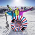 thumbnail image 2 of Tubo De Nieve De Navidad Tubos De Nieve Inflables Con Asas Resistentes Trineo De Nieve Para Niños Adultos Vacaciones Invierno Al Aire Libre Guardurnaity OD014016-00, 2 of 6