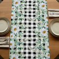 thumbnail image 5 of Table Runners 90 Inches Long Dress Scarves, Green Eucalyptus Leaves Farmhouse Coffee/Dining/Kitchen Table Runner for Living Room, Daisy Floral 13x90 Inch, 5 of 9