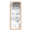 thumbnail image 2 of ArtToFrames 12" x 32" Hard Maple Picture Frame, 12x32 inch Brown MDF Poster Frame (WOM-4847), Pack, 2 of 8