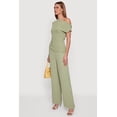 thumbnail image 2 of Women's Crepe Knit Wide Leg Casual Pants, 2 of 4