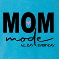 thumbnail image 5 of Wild Bobby, Mom Mode All Day Everyday Mother's Day Tri-Blend Racerback Tank Top, Vintage Turquoise, Large, 5 of 6