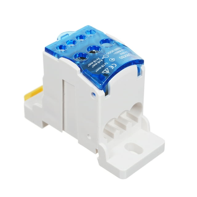 Terminal Distribution Box,Din Rail Terminal 6 Positions Screw Box Branch Box 1 6 Positions Box Din Rail Box 1 6 Block Wire Box Blocks With Cover Buzhi With Cover Junction Cover Junction Box Ukk80a.