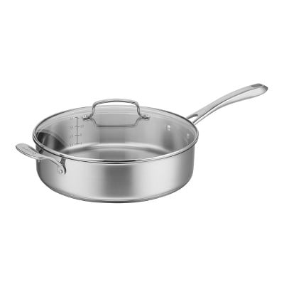 Cuisinart Classic Stainless 5.5qt Saute Pan With Helper and Cover