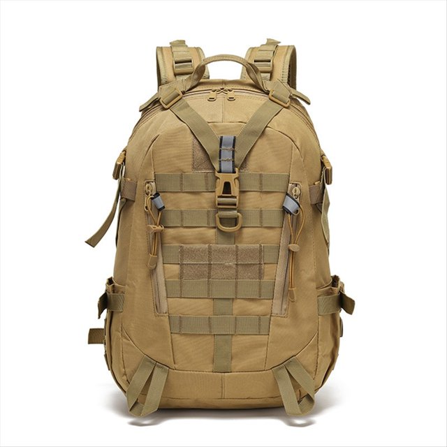 Mochila de 40 L para Exteriores, para Hombre, para Acampar, Viajar, Escalar, Táctica, para Hombro, para Pescar (C)