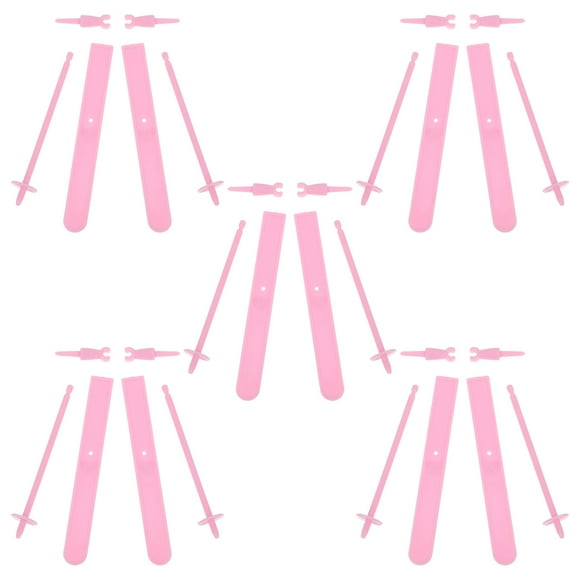 SEWACC 5Sets Miniature Skis Skiing Tool For Miniature House Accessories Christmas