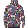 thumbnail image 5 of Hoodies for Men - Wine Print No.J938 Long Sleeve Comfrt Men'S Fashion Hoodies & Sweatshirts, Sweatshirts for Men Hoodies Pullover Clothing Clothes with Pouch, 5 of 7