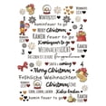 thumbnail image 3 of Christmas Candle Snowman Water Sticker Theme Activity Mood Candle Decoration Light Water Sticker, 3 of 3