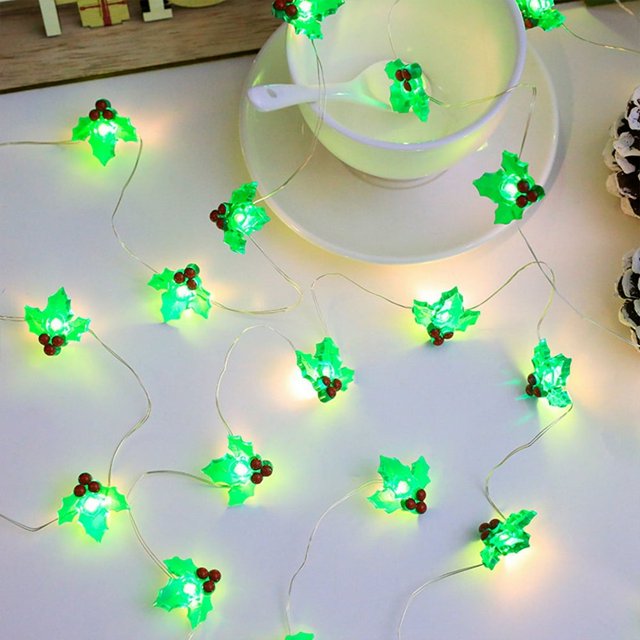 20 Led Christmas Fairy String Light 2M Cartoon Christmas Battery Operated String Lights For Bedroom Santa Claus String Lights For Curtain
