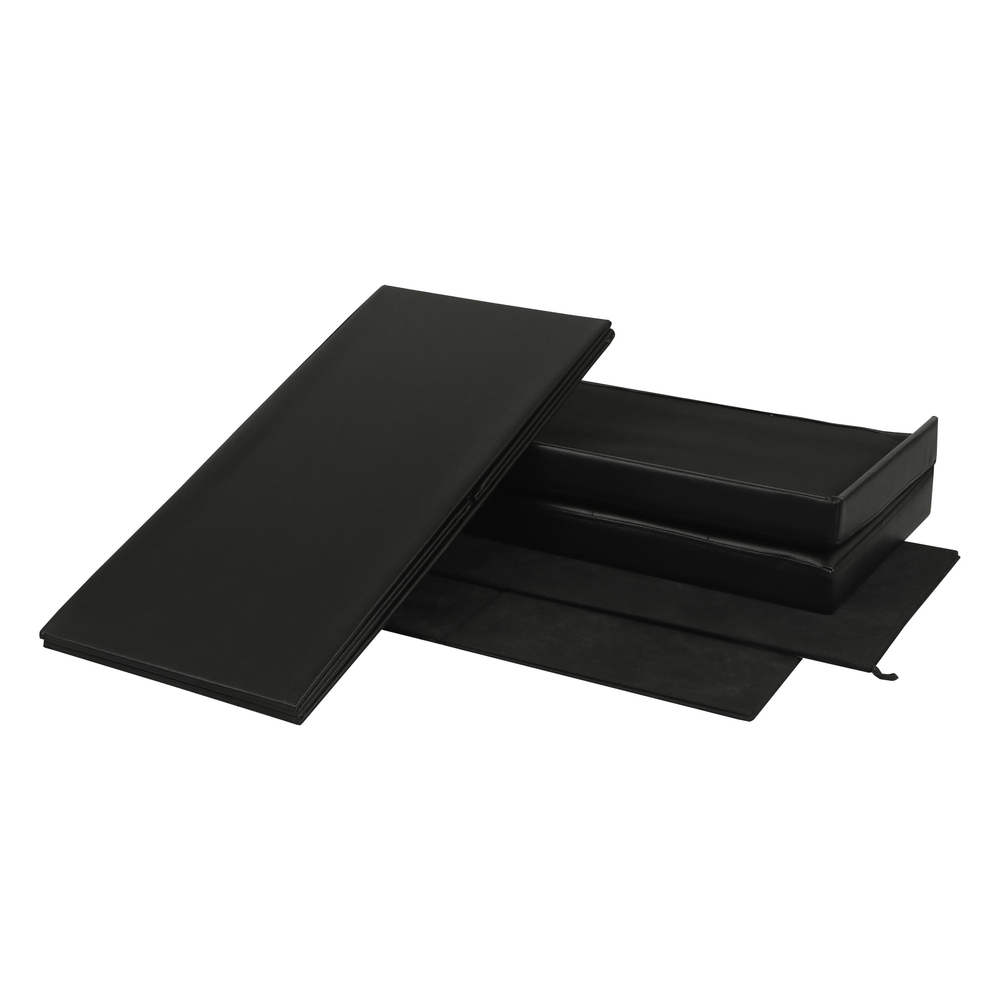 Black Otto /& Ben 30 Storage Coffee Table with Smart Lift Top Folding Round Faux Leather Trunk Ottomans Bench Foot Rest