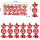 thumbnail image 3 of 6 piezas de piruletas navideñas con forma de bastón de caramelo, adornos colgantes para árbol de Navidad, decoraciones navideñas para el hogar, regalo de Año Nuevo 2024, 3 of 5