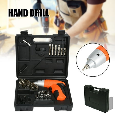 

TOPOINT 45 IN 1 Power Screwdrive Set Car Emergency Tool Box Portable Repair Tool Kit with Flashlight Multifunction