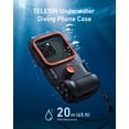 thumbnail image 2 of Funda impermeable para teléfono para snorkel y buceo submarino TELESIN, 2 of 9