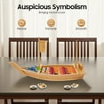 thumbnail image 2 of Miumaeov Wooden Sushi Boat Serving Tray , 31.5Inch Commercial Fruit Sashimi Sushi Seafood Display Plate, for Restaurant, Home, 2 of 13