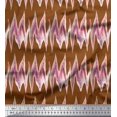 thumbnail image 1 of Soimoi Crepe Silk Fabric Zig Zag Abstract Print Fabric by the Yard 42 Inch Wide, 1 of 3