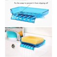 thumbnail image 4 of Jabonera de manos, jabonera autodrenante, estante de almacenamiento de esponja, escurridor para ducha, baño, fregadero de cocina, 4 of 5
