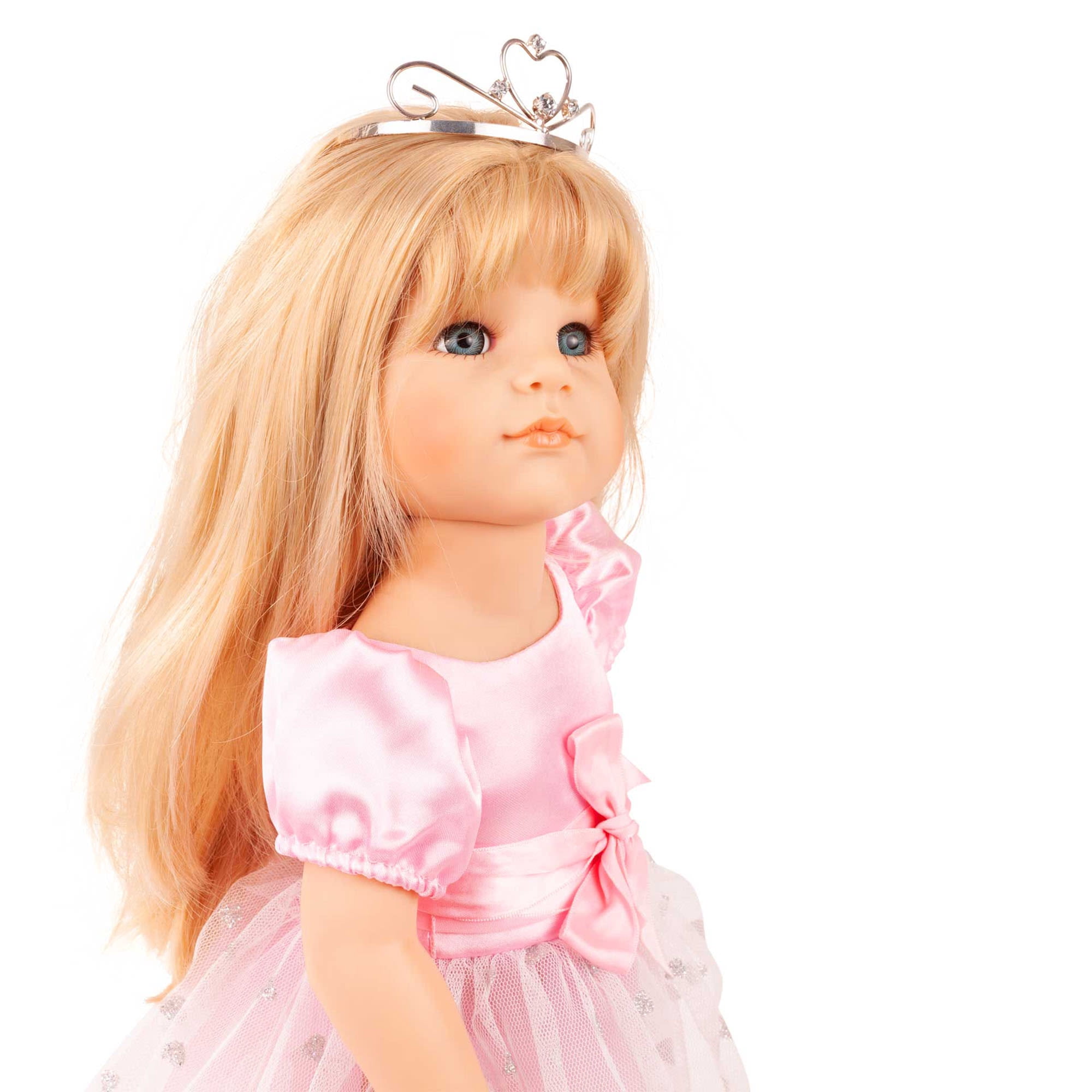 Gotz Hannah Princess 19.5" Blonde Poseable Doll with Blue Eyes and Additional Outfit