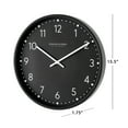 thumbnail image 6 of Mainstays 15.5" Black Round Indoor Analog Wall Clock, 6 of 7