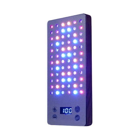 Handheld Multi-Color Wellness Light, Portable LED Panel for Relaxation and Meditation, Personal Ambient Mood Light with Timer for At-Home Spa Atmosphere