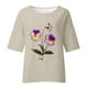 thumbnail image 4 of Fiudx Ofertas y Liquidaciones Blusa Holgada con Estampado de Manga 3/4 para Mujer, Estilo Informal, con Estampado de Alzheimers, 4 of 4