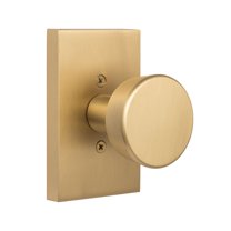 Sure-Loc Zt100 Zermatt Non-Turning One-Sided Dummy Door Knob - Brass